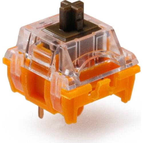 TTC Gold Brown switch 3pin RGB SMD Tactile 45g force mx clone switch for backlit mechanical keyboard 100m