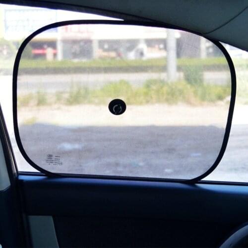 Universal Front Rear Window Sun Shade Suction Cup Sun Protection Wear-resistant Mesh Side Window Sunshade Car Accessories