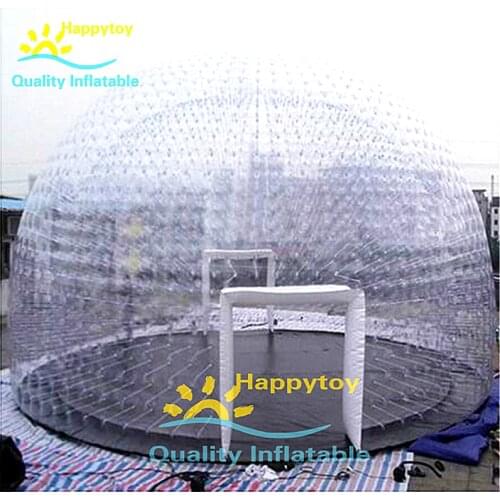Waterproof outdoor camping leisure inflatable clear dome tents inflatable igloo tent