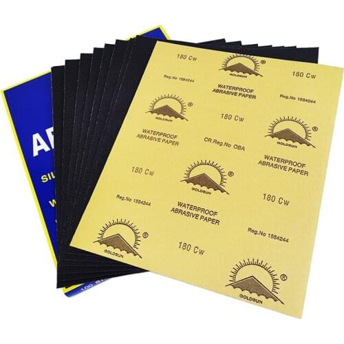 1 piece of 60-2000 mesh automobile hardware military model sandpaper polishing water sandpaper polishing sandpaper model making