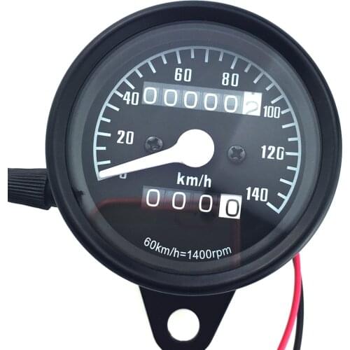 12V Motorcycle Dual Odometer Speedometer Gauge Miles Test Meter Odometro velocimetro compteur de vitesse
