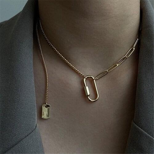 2021 New Arrival Necklaces Fashion Women Chokers Necklaces Trendy Link Chain Metal All Compatible Party Necklace Female Jewelry