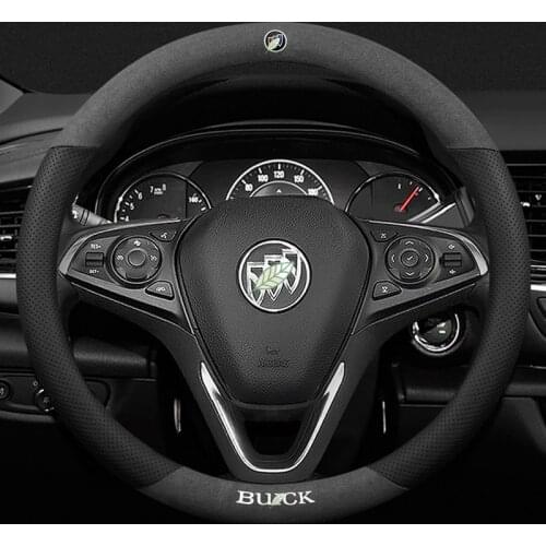 2021 New Leather Car steering wheel cover for Buick Cascada Enclave Encore Envision LaCrosse Regal Car accessories Breathable