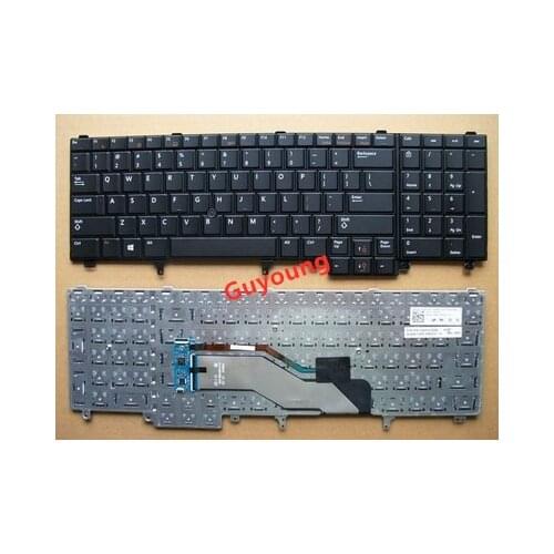 FOR Dell E6520 E5520 M4600 M6600 E5530 E6530 M4700 M6700 us English Laptop Keyboard