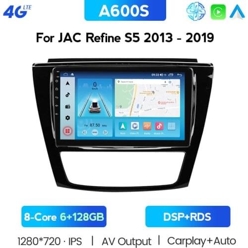 Android 10 4G Wifi 2 Din Car Radio For JAC Refine S5 2015 Undefined Auto Radio GPS Car Audio Car Accessories Car Radio 6G 128G