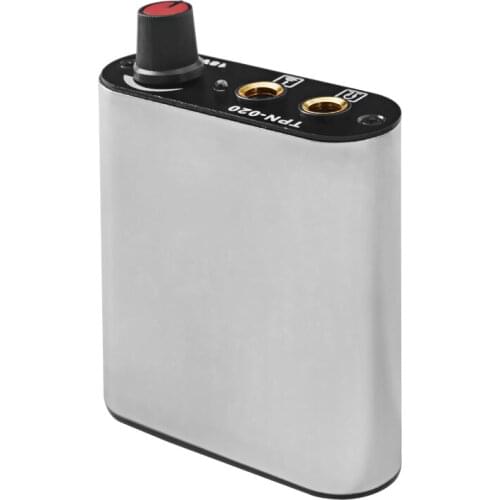 Pro Tattoo Power Supplies Standard Silver Mini Tattoo power supply For Tattoo Machine Gun with 6.35mm Microphone connector