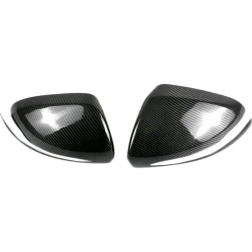 Side Rear View Mirror Cover Trim for Mercedes Benz B C GLC Class W205 W213 W222 Carbon Fiber Side Wing Mirror Caps