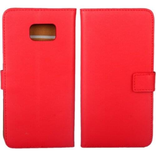 High Quality Genuine Leather Flip Case For Samsung Galaxy S6 Edge Plus Cover Wallet Case with Book Stand Style Phone Bag Free