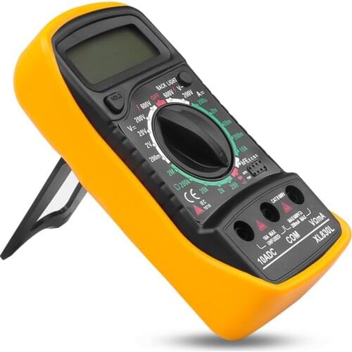 XL830L Digital Pocket Multimeter Multimetro Multi Meter Range Multimetros Transistor Tester Electronic Multimeter