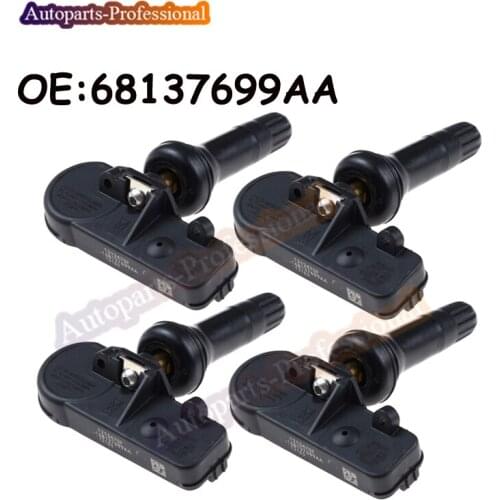 4 pcs/lot Car Auto Parts For 08-10 Dodge Ram 1500 2500 3500 Dakota TPMS Tire Pressure Sensor 68137699AA 56029319AC 315MHZ