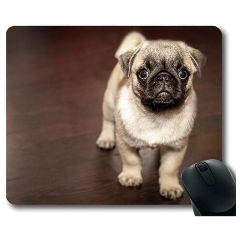 Gaming puppy dog mouse pad,Pug Puppy Dog Animal Cute,dogs mouse mat