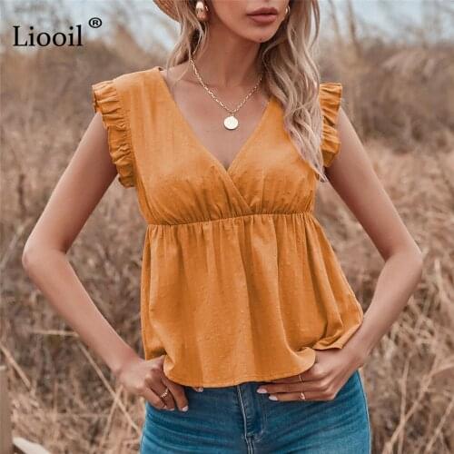 Женские летние футболки Liooil China At AliExpress