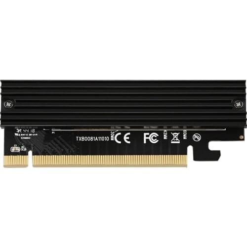 M.2 NVMe SSD Adapter M2 to PCIE 3.0 X16 Controller Card M Key Interface Support PCI Express 3.0 x4 2230-2280 Size free shipping