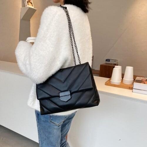 Embroidery Thread Small Pu Leather Crossbody Bags For Women 2021 Trend Hand Bag Womens Branded Trending Shoulder Handbags