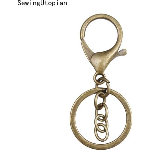 10PCS Metal Buckle Bag Clasps Lobster Swivel Trigger Clips Snap Hook for DIY Decor Accessories Keychain Parts