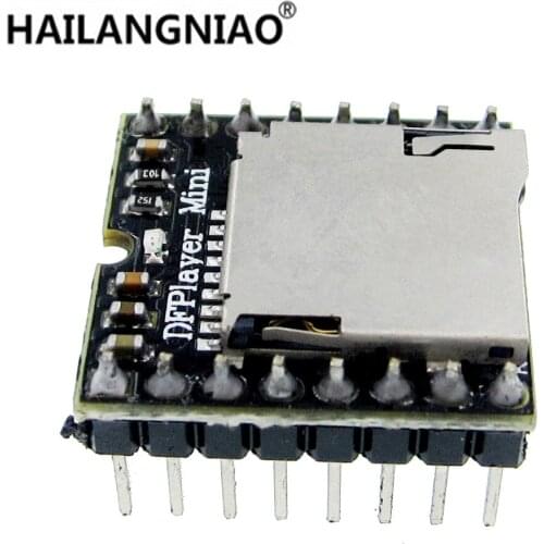 Mini MP3 Player Module with Simplified Output Speaker for UNO Integrated Circuits