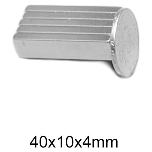 2~30PCS 40x10x4 Major Quadrate Search Magnet 40mm*10mm DIY Powerful Magnetic Magnets 40x10x4mm Strong Neodymium Magnets 40*10*4