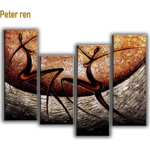 Peter ren DIY diamond painting cross stitch Full 5d Round/Square Mosaic RhinestoneGroup diamond embroidery Abstract dancing girl