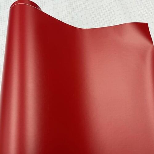 10/20/30/40/50X152CM Premium Matte Red Vinyl Film Matt red Car Wrap Foil with Air Bubble Stickers Vehicle Body Wrapping Decal