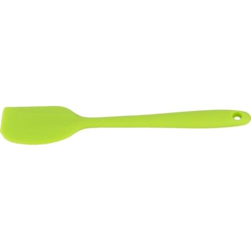Green Cake Cream Butter Spatula Mixing Batter Scraper Brush Multi-Purpose Silicone Baking Perfect Tool Fits Comfortably in Hands