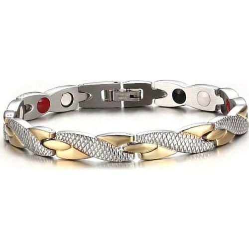 Twisted Dragon Pattern Healthy Care Magnetic Magnet Bracelet For Women Power Therapy Magnets Bracelets Bangles For Women Men