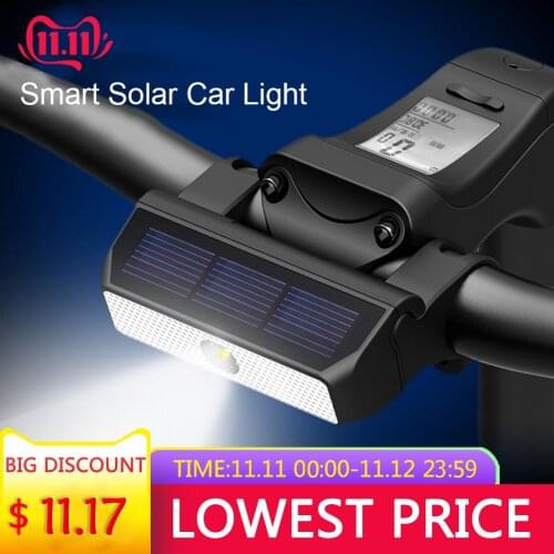 Bicycle Light Rainproof USB Charging LED ABS Front Lamp Headlight Ultralight Flashlight Bike Lantern Light Bicycle Accessories