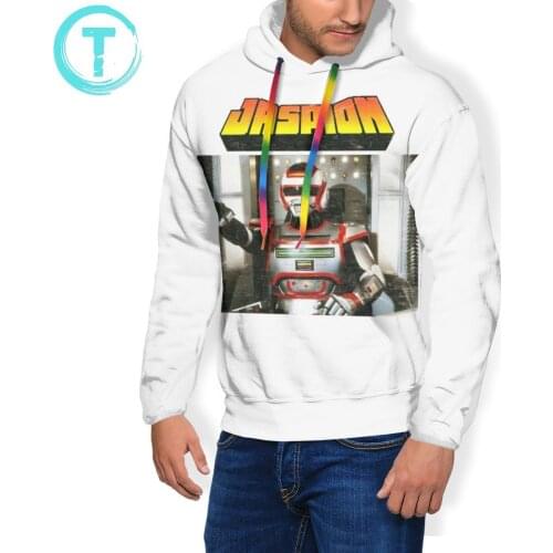 Jaspion Hoodie Jaspion Hoodies Autumn Casual Pullover Hoodie Men Grey Long Length Polyester Oversize Hoodies