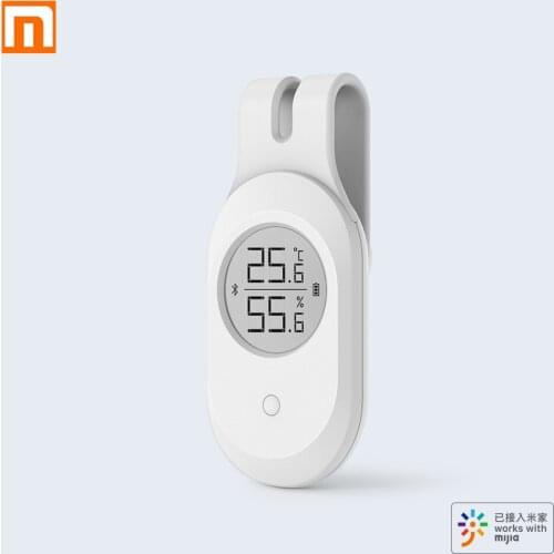 Xiaomi Cleargrass LEE GUITARS Smart Temperature Humidity Sensor Bluetooth LCD Screen Digital Thermometer Works With Mihome APP