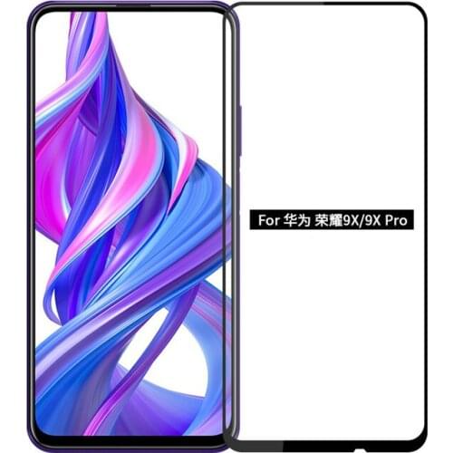 For Huawei Y9s STK-L21 STK-LX3 Full Glue Cover Tempered Glass Screen Protector for Honor 9X STK-LX1 Honor 9X Premium 9X Pro film