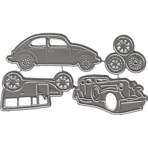 1 Set Carbon Steel Car Cutting Die Embossing Stencil Templates Mold Paper DIY Art Craft Scrapbook Bookmark Card Decor 95AA