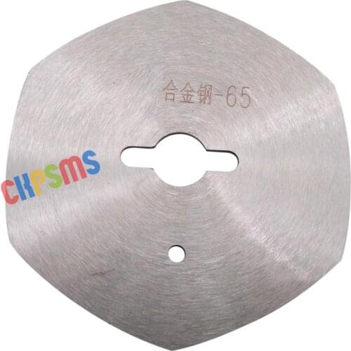 1PCS #RS-65 65MM High Speed Steel Round Knife Scissors Cloth Fabric Electric Cutter Machine