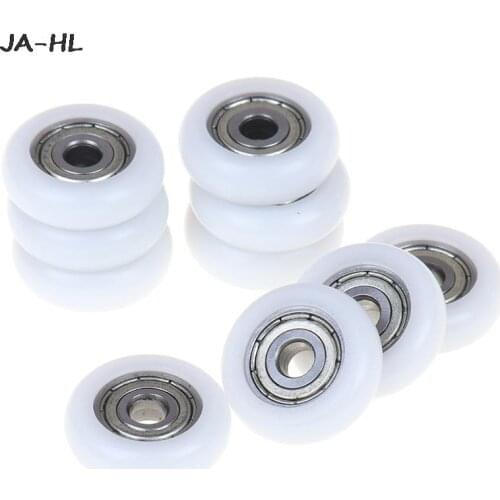 2/5/10pcs Sliding Shower Roller Wheel Plastic Carbon Steel Bearings Door Replacement Roller Wheel Runner Diameter 23mm