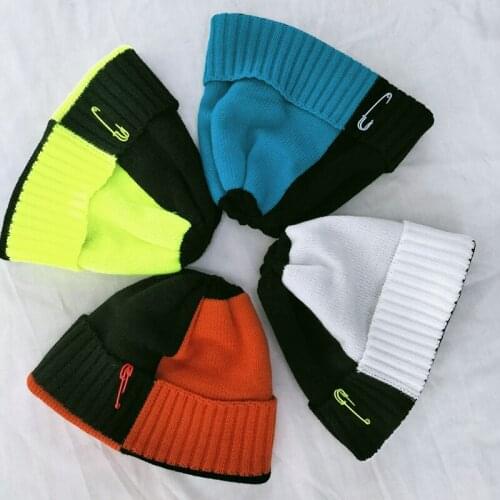 2021 Rabbit Fur Winter Hat for Women Solid Beanie Cashmere Wool Cap Female Knitted Skullies Beanies Warm Soft Knit Hat Bonnet