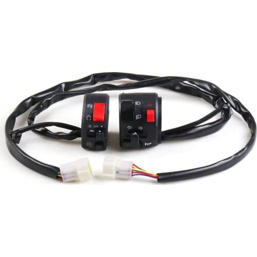 22MM Motorcycle Handlebar Horn Button Turn Signal Fog Lamp Controller Combination Switch