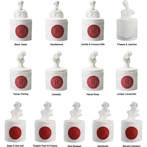 Scented Candle Coconut Wax Aromatherapy Candle INS Office Nursery Decorative Photo Props