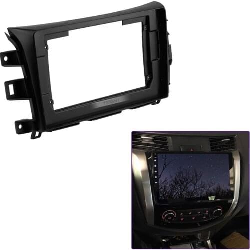 Car Radio Fascia for Nissan Navara 2014-2015 DVD Stereo Frame Plate Adapter Mounting Dash Installation Bezel Trim Kit