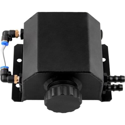 1000ml Automobile Aluminum Oil Tank Storage Tank With Drain Plug 1l Engine Oil Breathable Pot Oil Pot