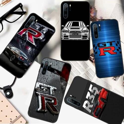 Nissans Skyline Gtr R34 Bling Cute Phone Case For Huawei P20 P30 P40 lite Pro P Smart 2019 Mate 10 20 Lite Pro Nova 5t