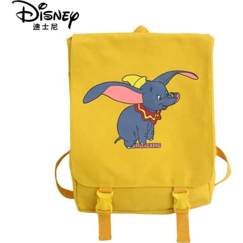 Disney Dumbo Large Capacity Canvas Backpack Women Shoulder Bag 2020 New Fashion Hobos Girl Shopping Handbag Student Schoolbag