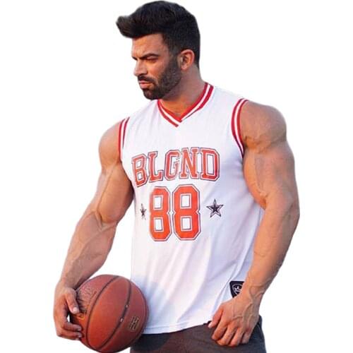 Summer New Gym Clothing Mens Tank Top Fitness Workout Quick Drying Mesh Basketball Vest Sportswear Tops Bodybuilding Tanktop