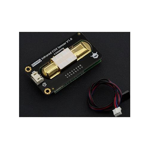 Arduino microcontrollers CO2 Sensor detector Carbon Dioxide module Analog Infrared 0-5000ppm temperature compensation Waterproof