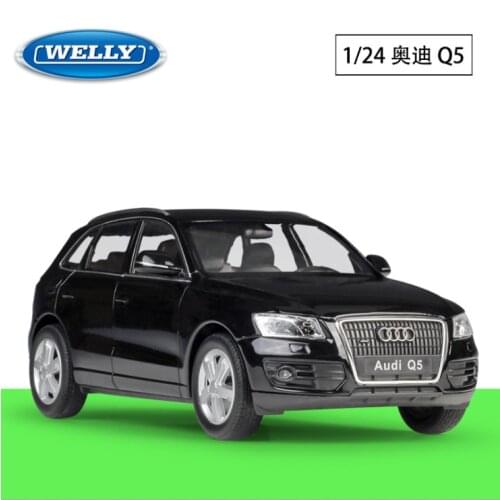 Welly1: 24 Q5 SUV simulation alloy car model childrens toy birthday gift blue car