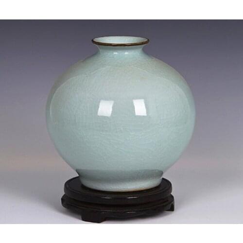 New Classical ceramic Vase Retro Hydroponics tall vase container Ice crack tabletop living room Home Decorations Crafts