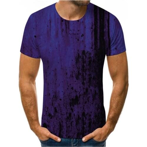 2021 fashion new all kinds of solid color 3D printing mens street and lane trend T-shirt pattern clothing