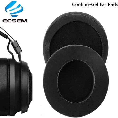 Cooling feeling Gel Ear Pads for Razer Nari Headphones High Quality Foam Ear Pads Cushions for Razer kraken pro v2 foam tips