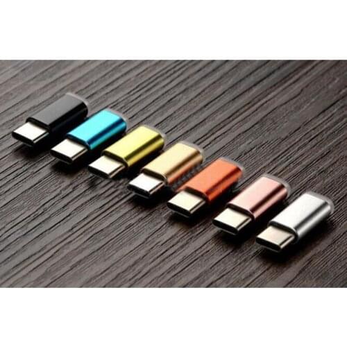 Lot 100PCS USB 3.1 Type C Male to Micro USB 2.0 OTG Female Adapter Type-C Converter Connector for S9 Note 8 V20