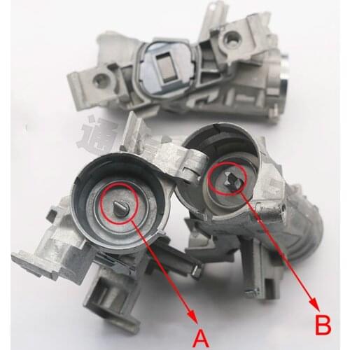 Ignition Switch Base Aluminum Base Steering Ignition Lock Housing For VW Passat Jetta Golf For Audi