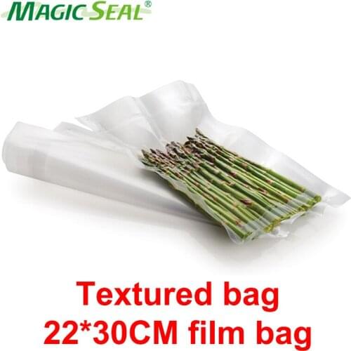 MAGIC SEAL 100PCS/LOT Kitchen Food Vacuum Sealer Bag For Food Vacuum Sealer Packing Machine Food Storage Bag 22*30CM