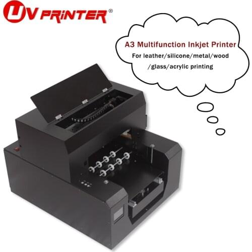 A3 uv flat printer machine Multi-function upgrade touch panel large-format flat cylindrical two-in-one for bottle