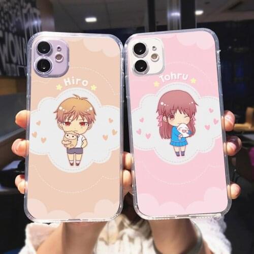 Zororong fruits basket cartoon image transparent Phone Case For iPhone 12 Mini 11 Pro XS Max X XR 7 8 Plus